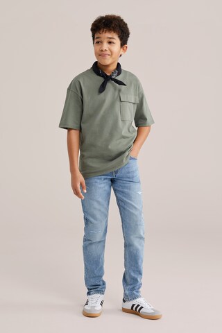 WE Fashion Regular Дънки в синьо