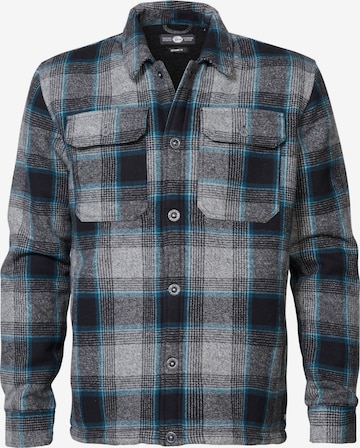 Petrol Industries - Ajuste regular Camisa 'Williston' en negro: frente