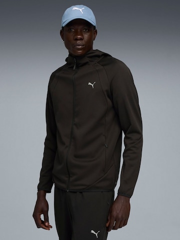 PUMA - Chaqueta deportiva 'Puma Evostripe Warm Fz Hoodie' en negro