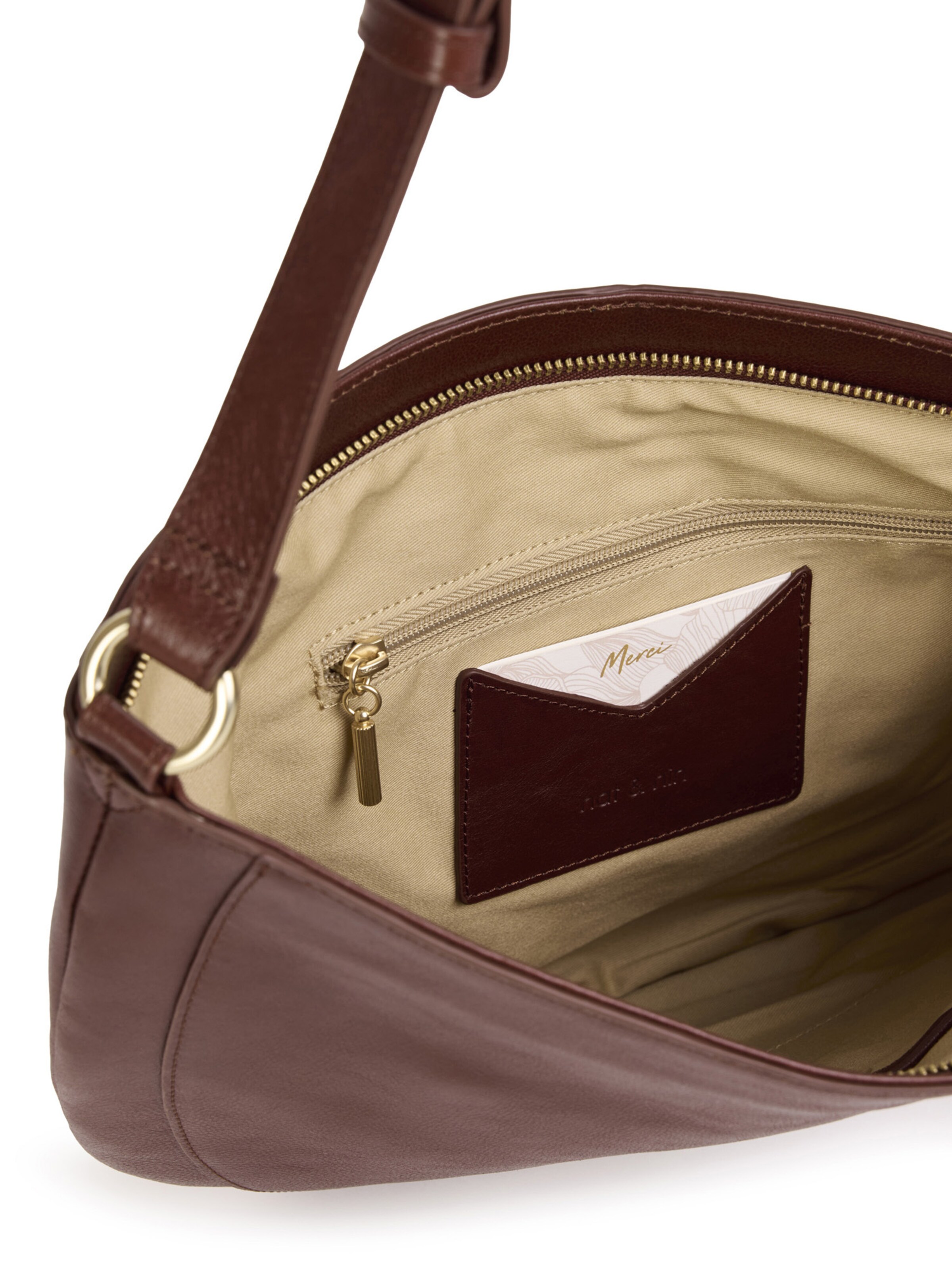 Nat&Nin Τσάντα ώμου σε καφέ