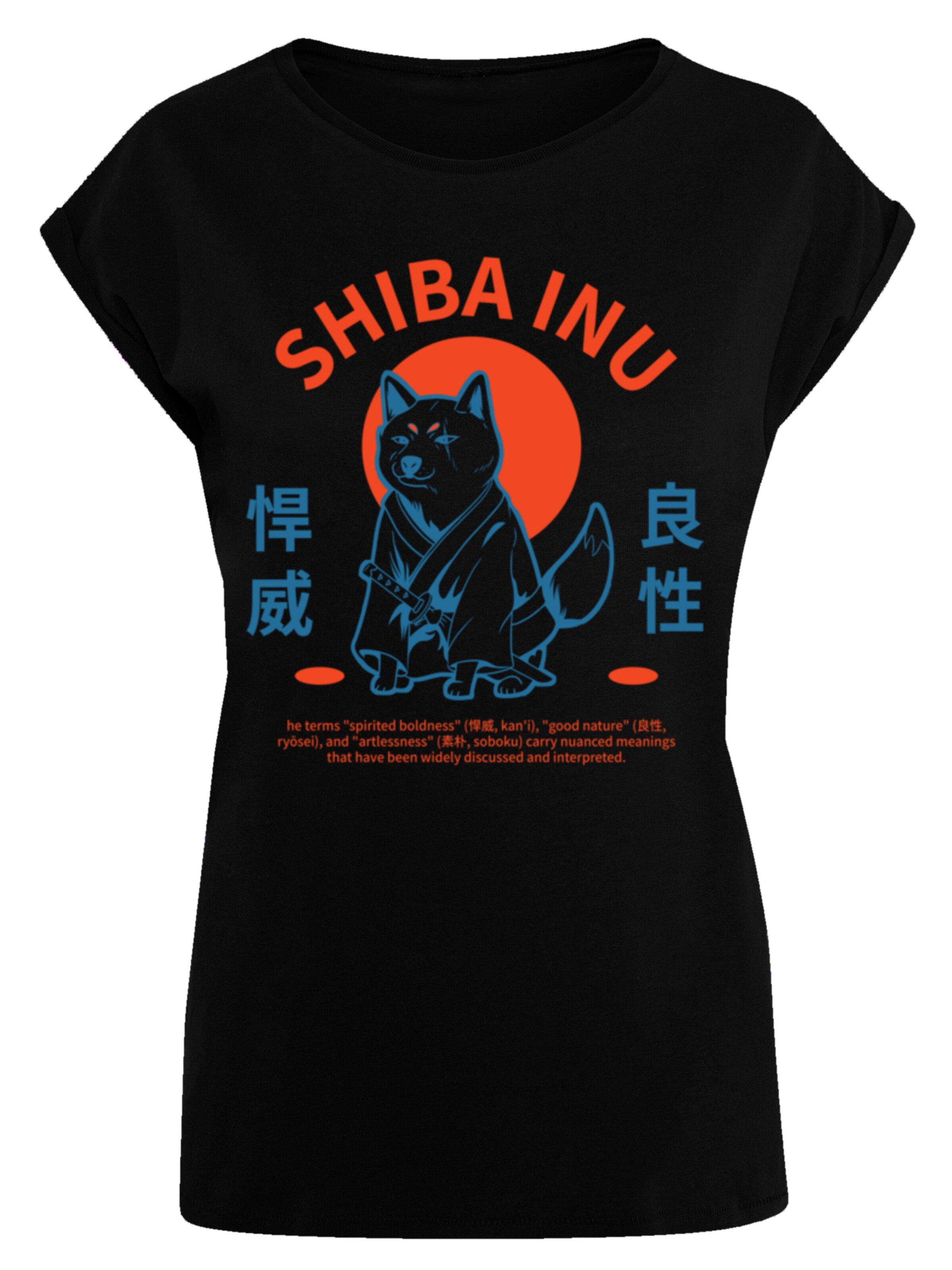 T-shirt 'Japanischer Shiba Inu Hund' F4NT4STIC en noir : devant