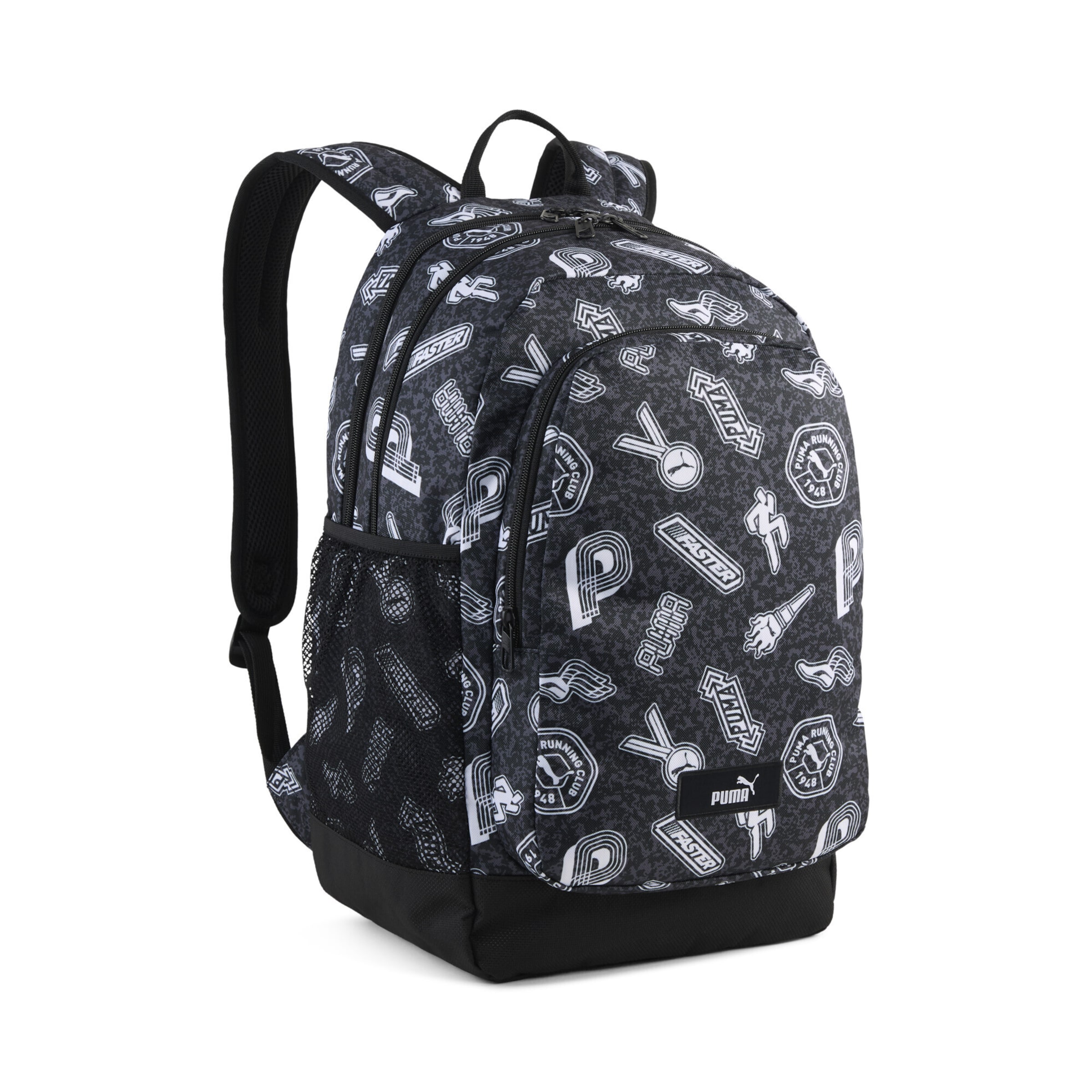 PUMA Rucksack 'Academy' in Schwarz: Vorderseite