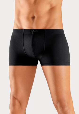 s.Oliver Boxershorts in Schwarz: Vorderseite