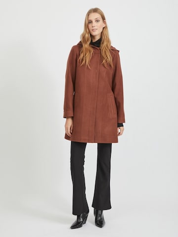 VILA Between-Seasons Coat 'Elly' in Brown