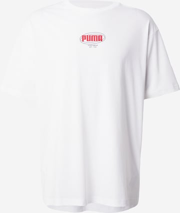 PUMA Funktionsshirt 'Ess' in Weiß: Vorderseite