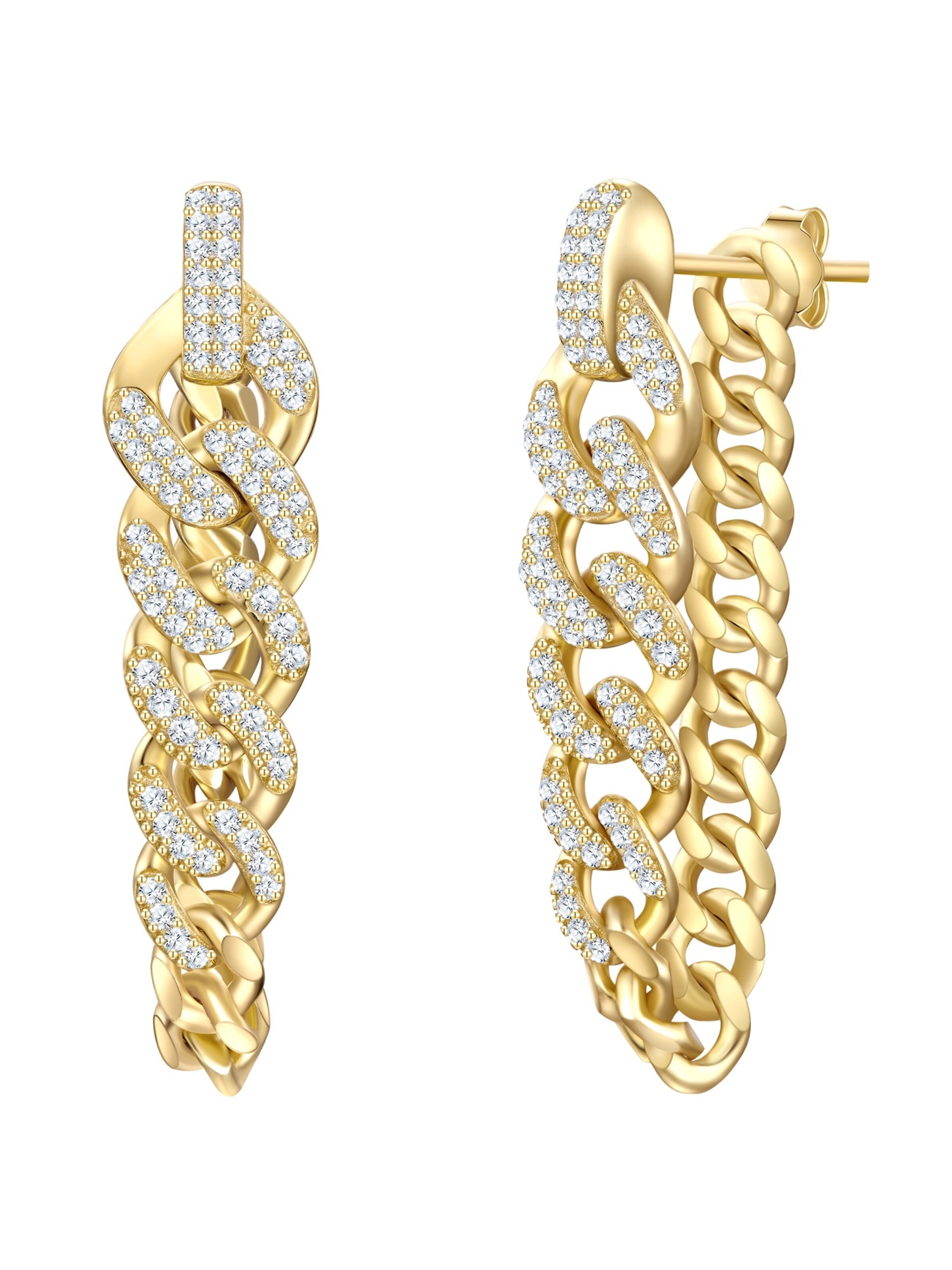 Glanzstücke München Oorbellen in Goud: voorkant