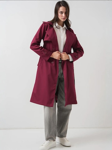 Manteau mi-saison Bigdart en rouge