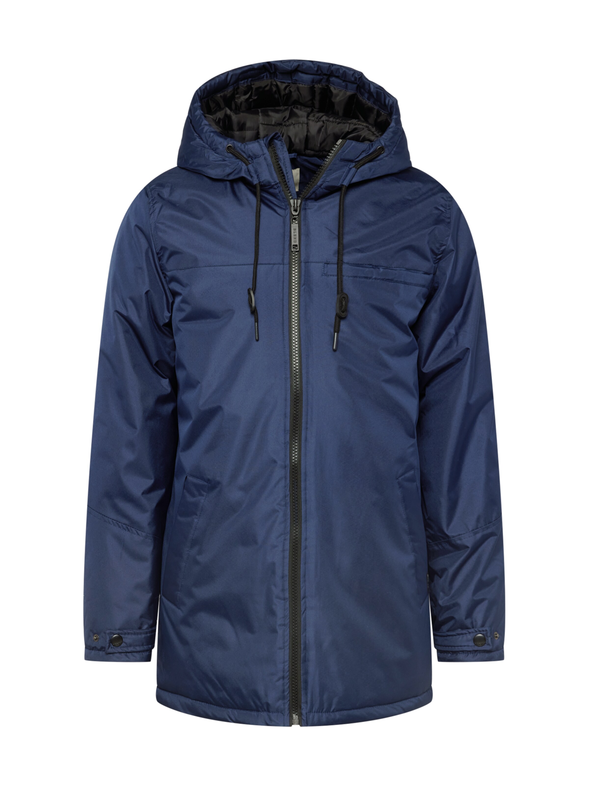 BLEND Winterjas in Blauw: voorkant