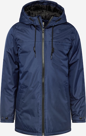 BLEND Winter Jacket in Blue: front