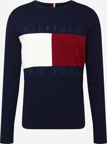 TOMMY HILFIGER Trui in Blauw: voorkant