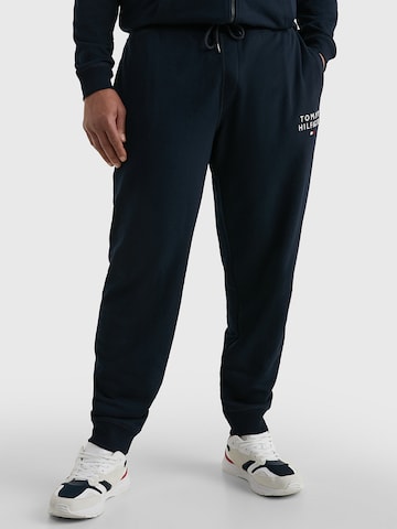 Tapered Pantaloni di Tommy Hilfiger Underwear Plus in blu: frontale