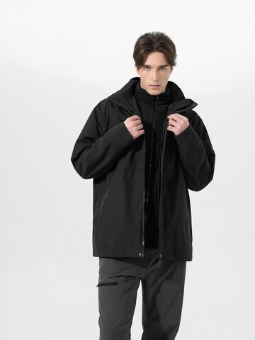 YOUTHUP Funktionsjacke 'Verbindung'‌‌‌ in Schwarz