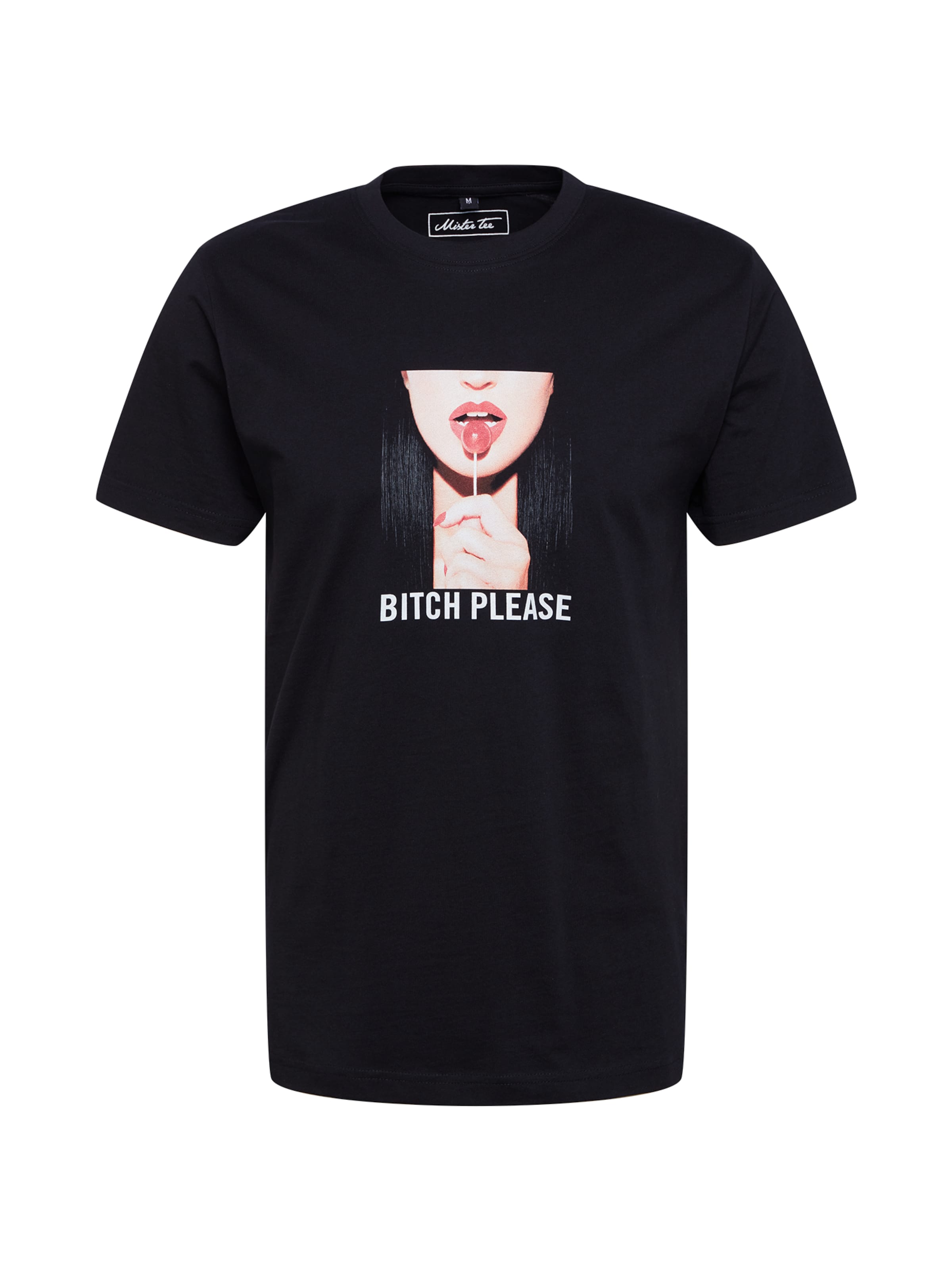 Mister Tee Shirt in Black: front