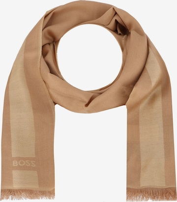BOSS Sjaal 'Eryk' in Bruin: voorkant