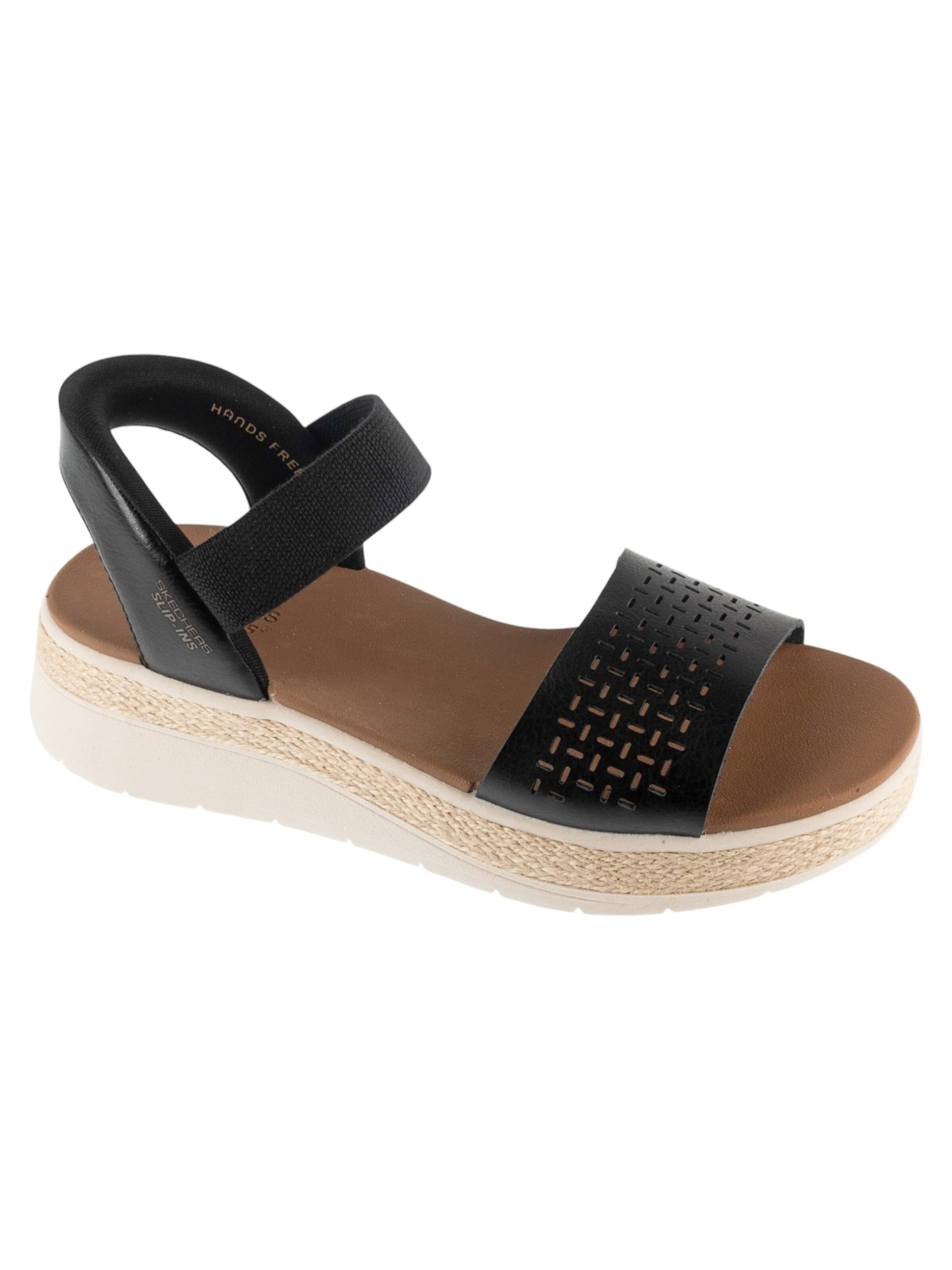 SKECHERS Sandale 'Bobs Sun Ray'‌‌ in Schwarz: Vorderseite