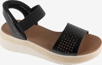 SKECHERS Sandale 'Bobs Sun Ray' in Schwarz: Vorderseite