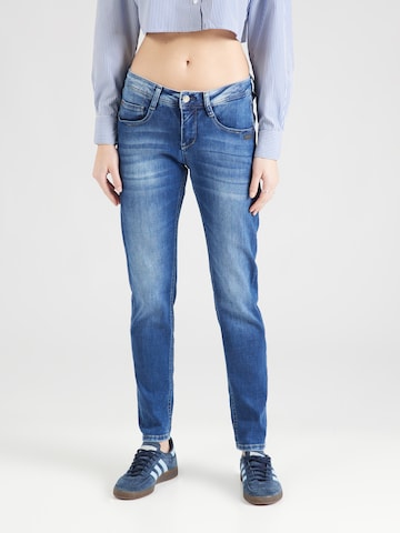 Gang Slimfit Jeans '94Amelie' in Blauw: voorkant