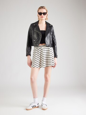 ONLY - Falda 'ONLEVA' en blanco