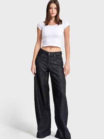 Wide Leg Jean 'Palazzo High Rise Jeans' IT'S BASIC en bleu : devant