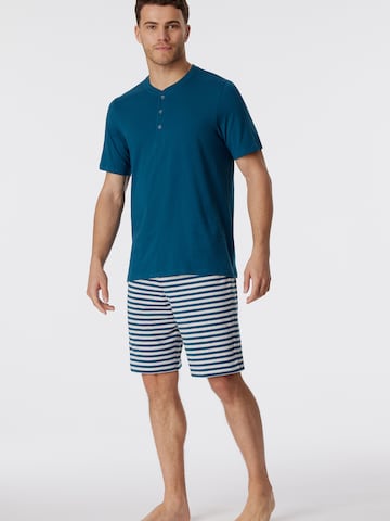 SCHIESSER Shorty ' Casual Nightwear ' in Blau: predná strana