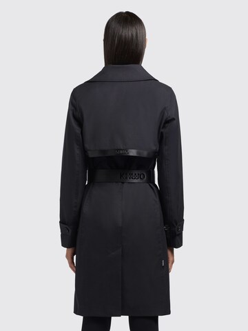 Manteau mi-saison 'Sarina2' khujo en noir