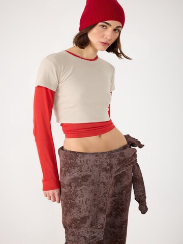 No Matter What T-Shirt in Beige: Vorderseite