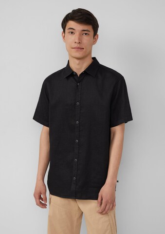 Fit confort Chemise s.Oliver en noir : devant