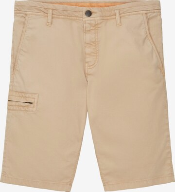 Pantalon chino TOM TAILOR en beige : devant