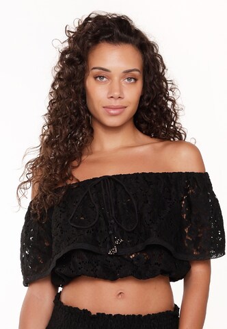 LingaDore Top in Schwarz: predná strana