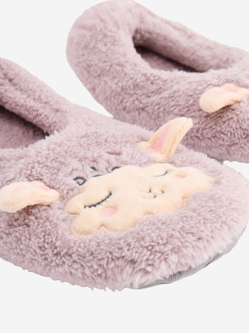 Penti Nogavice 'PENTI Sleepy Sheep Slipper mit Slogan-Muster' | vijolična barva