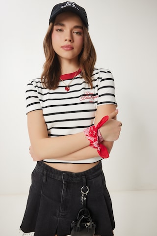 Happiness İstanbul Shirt in White: front