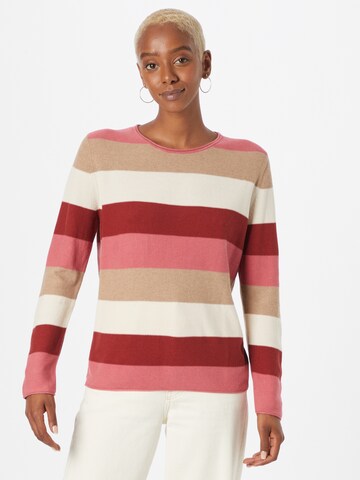 TOM TAILOR Sweater in Pink: front