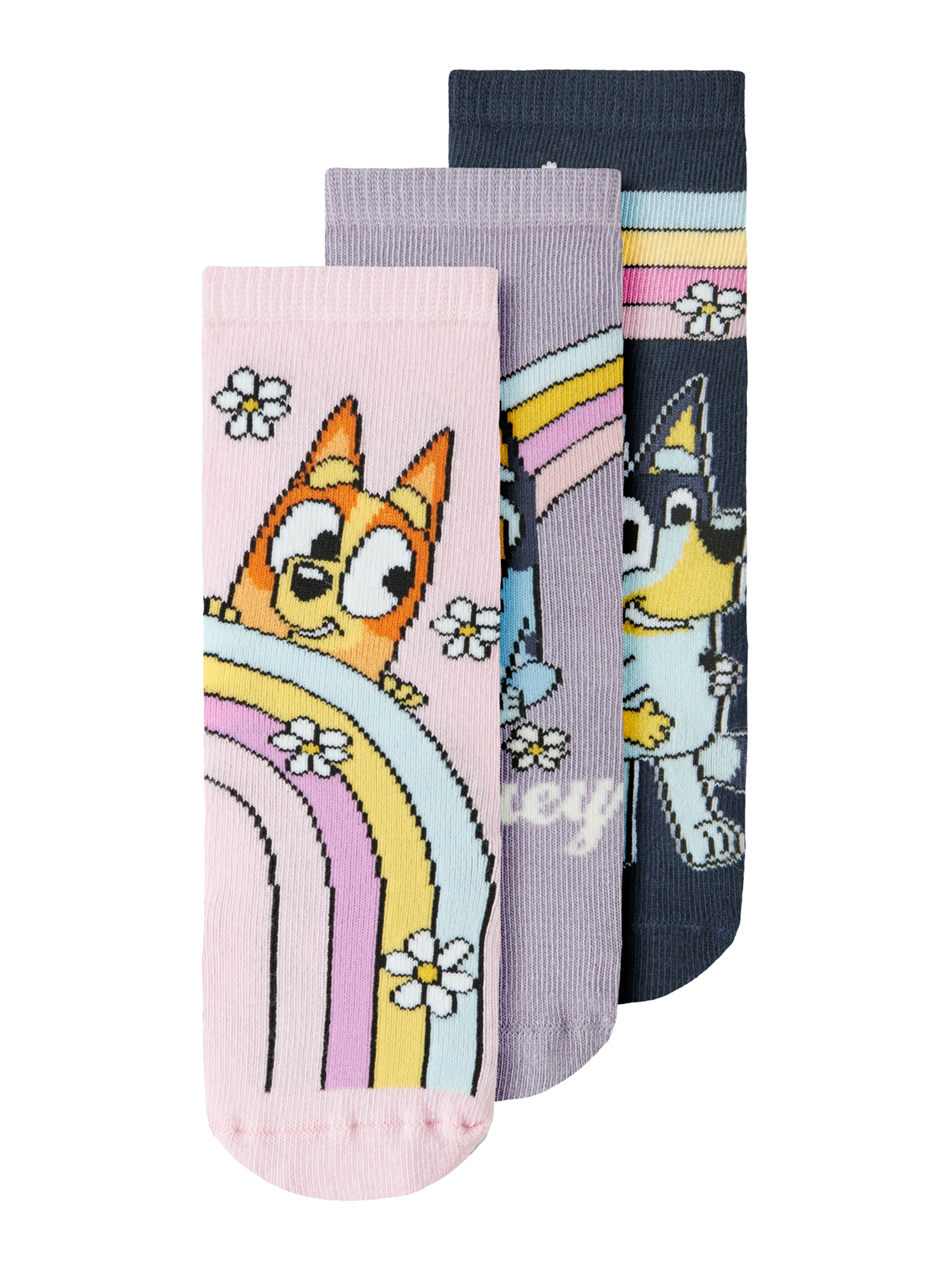 Calzino 'NMFJENSIA BLUEY' di NAME IT in blu: frontale