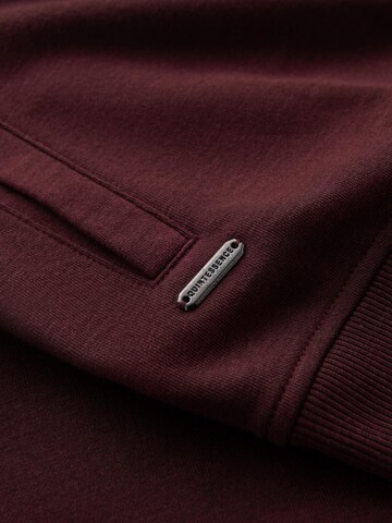 Ombre Sweatvest 'OM-SSZP-0215' in Rood