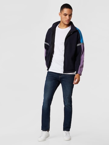 Jachetă  fleece 'Luke' de la Denim Project pe albastru