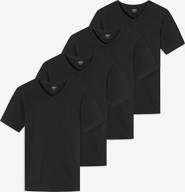 Maglietta di uncover by SCHIESSER in nero: frontale