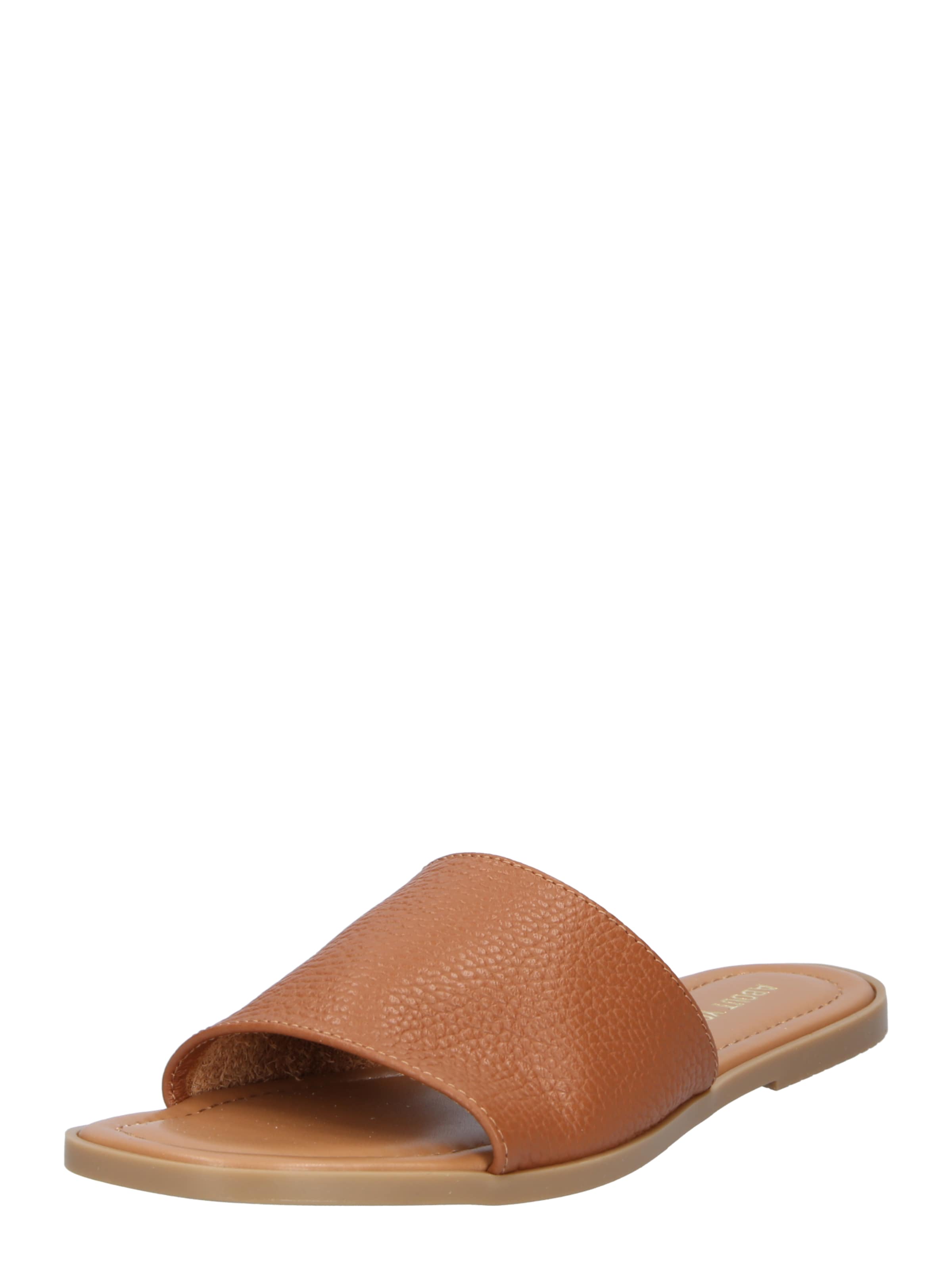 Sandales 'Freya' ABOUT YOU en marron : devant