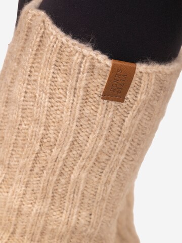 Vivisence Handschoenen met korte vingers '7301 Set' in Beige