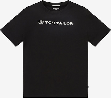 Maglietta di TOM TAILOR in nero: frontale