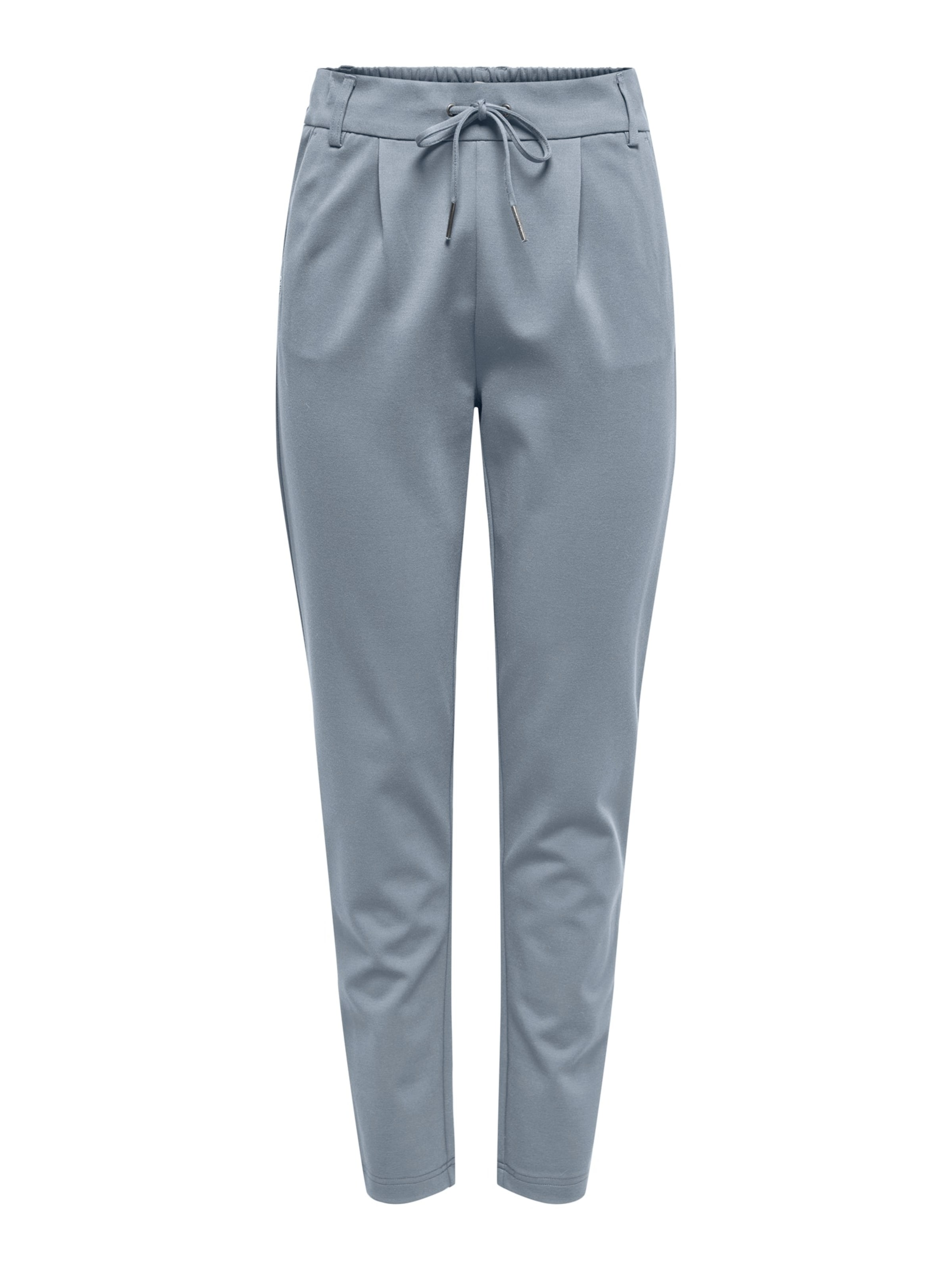 ONLY - Slimfit Pantalón plisado 'Poptrash' en azul: frente