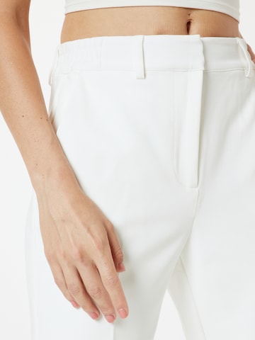 Y.A.S Flared Trousers with creases 'ZIMSA' in White