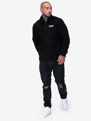 LONSDALE Bluzka sportowa 'Lostock' w kolorze czarny