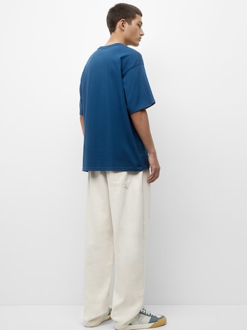 Pull&Bear Loosefit Broek in Wit