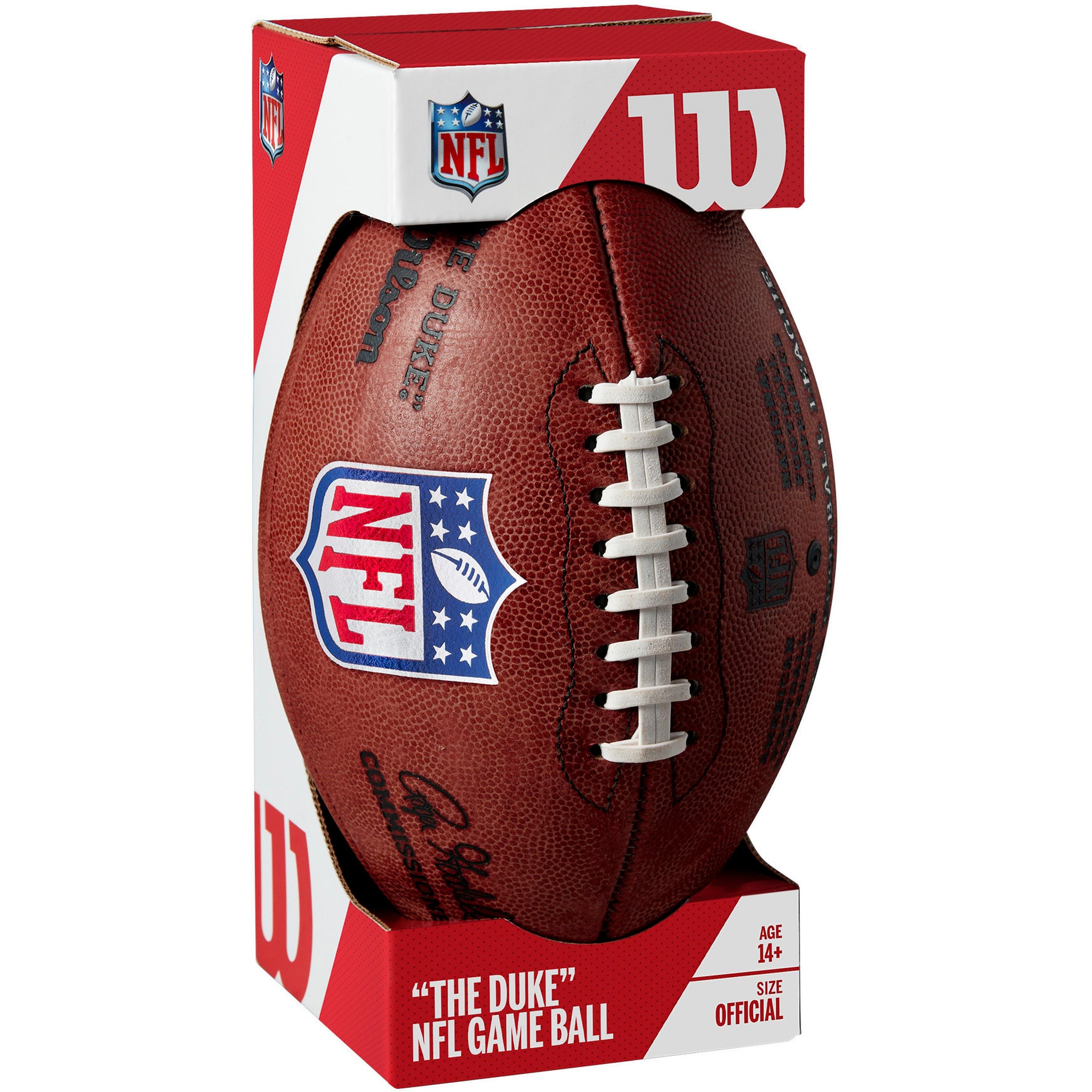 WILSON Ball 'NFL DUKE' in Brown: front