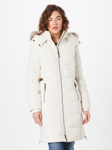 Lauren Ralph Lauren Wintermantel in Wit: voorkant