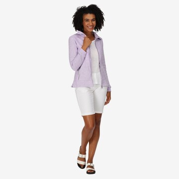 REGATTA Athletic Fleece Jacket 'Azaelia' in Purple