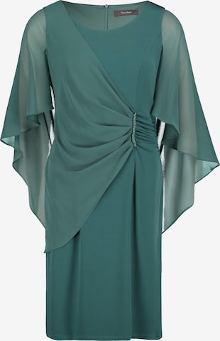 Robe de cocktail Vera Mont en vert : devant