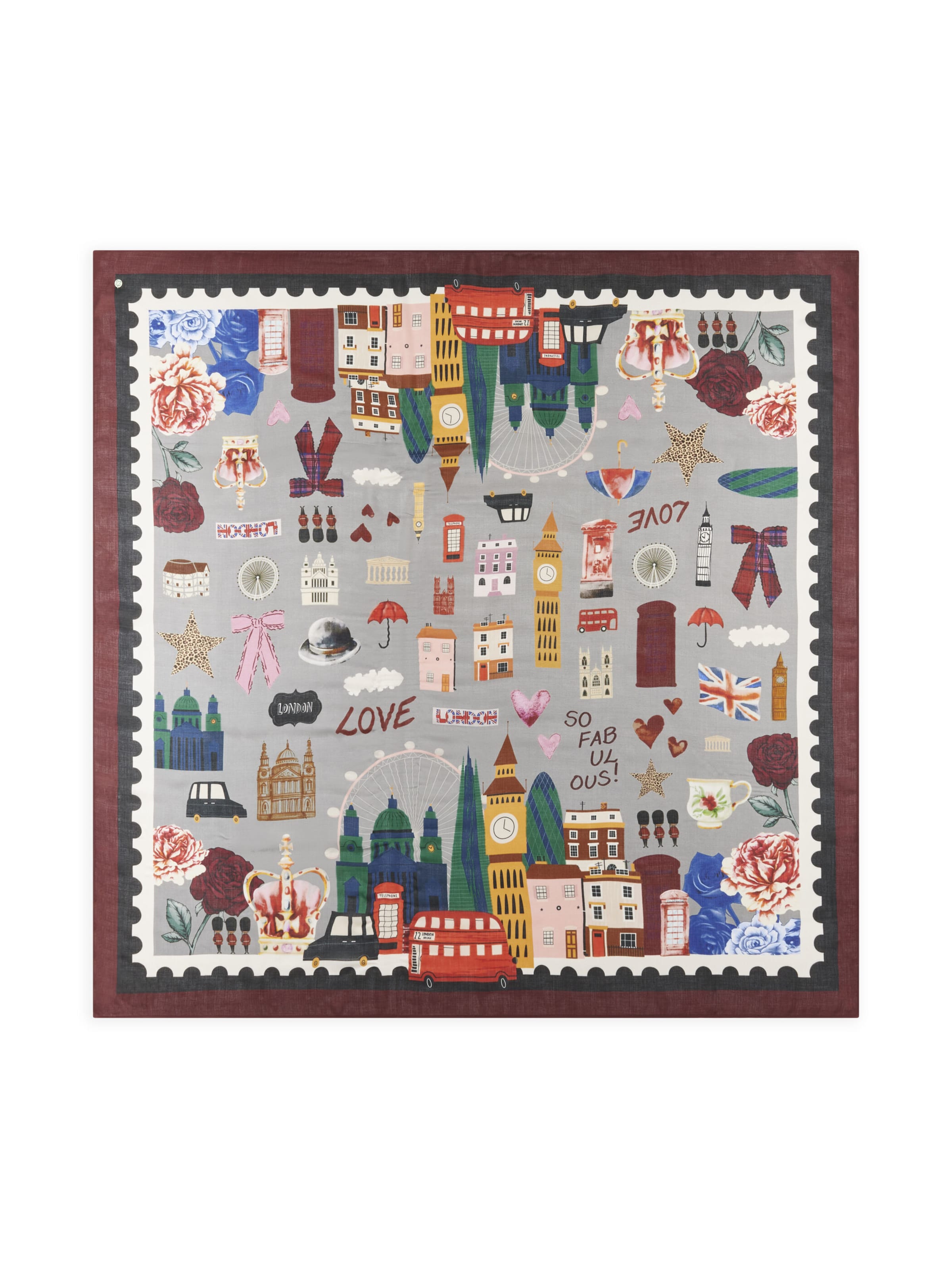 Foulard CODELLO en mélange de couleurs : devant