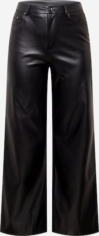 Urban Classics Wide Leg Housut värissä musta: etupuoli