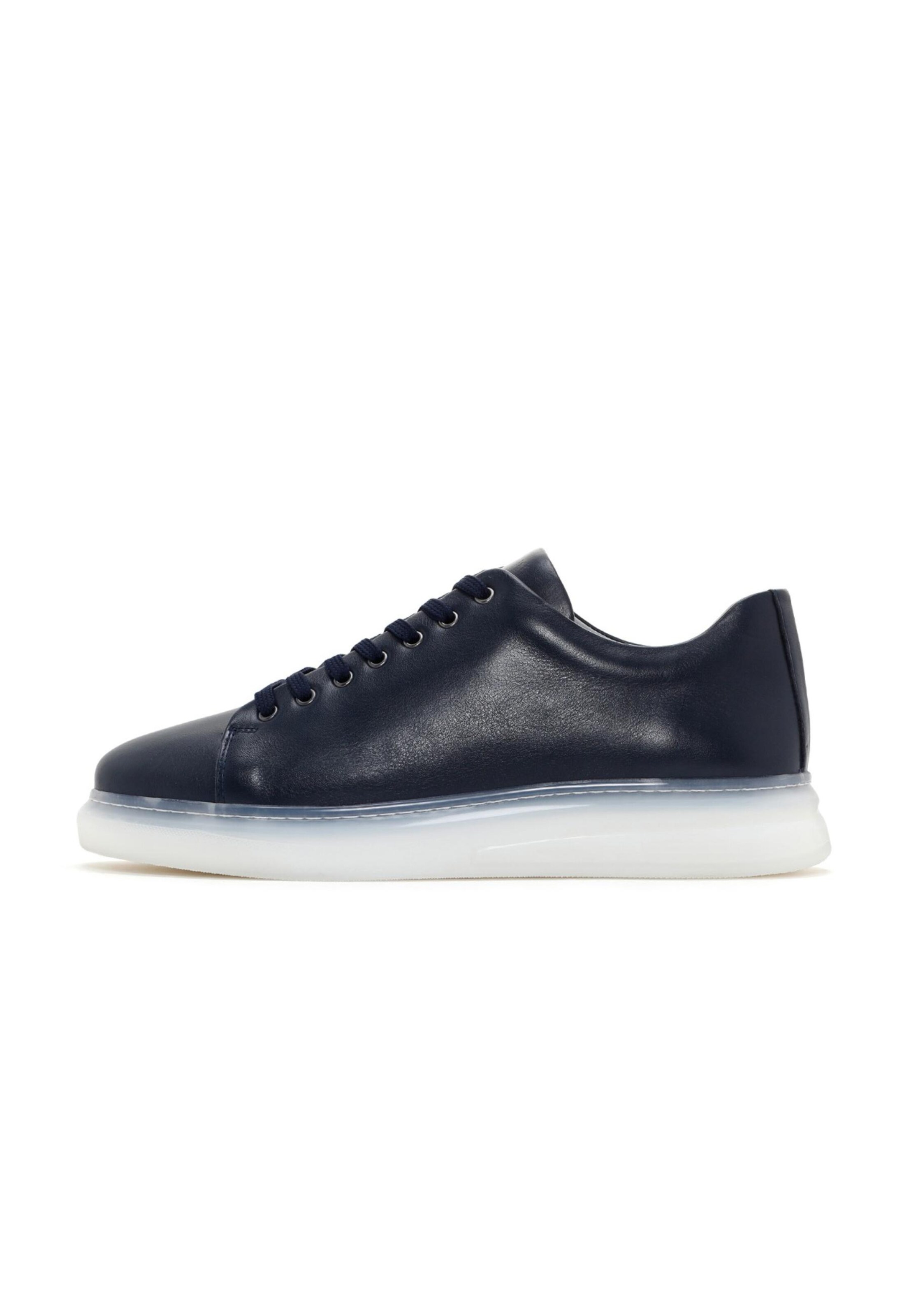 Derimod Platform trainers in Blue: front